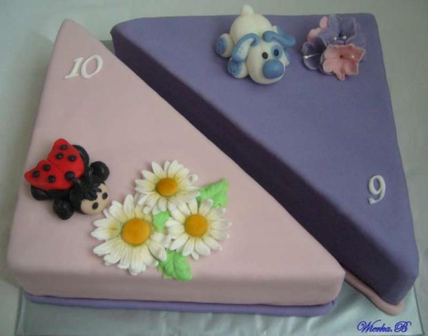 Dvojitá oslava..., torta, Narodeninové torty Dvojitá oslava..., torta, Narodeninové torty, werona, 1