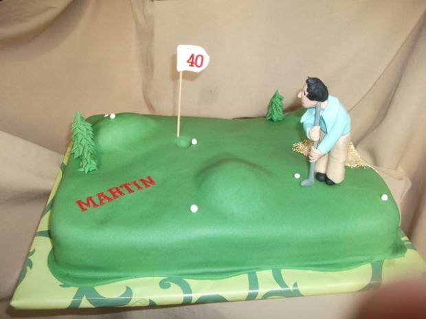 Golfista, torta, Netradičné torty, Alenik, 1