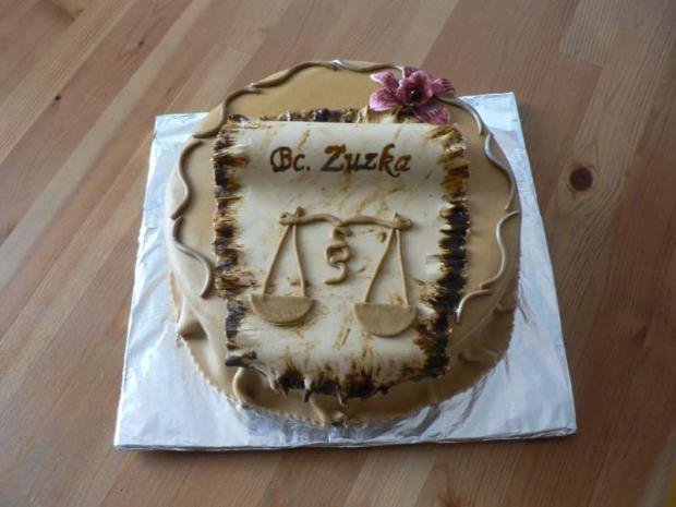 Pre Bc., torta, Torty - škola, stužková, Agika, 1
