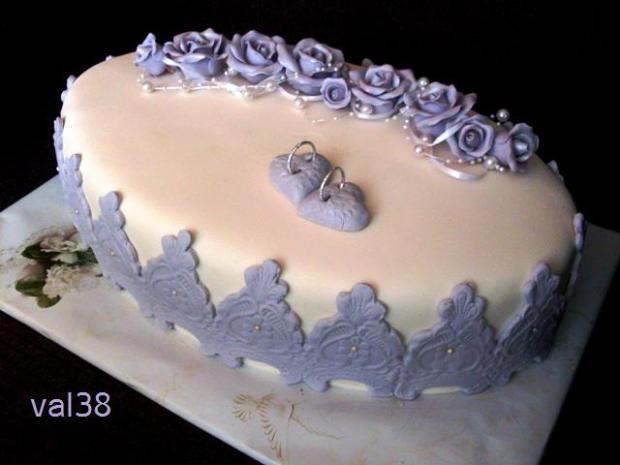 fialový ovál, torta, Svadobné torty fialový ovál, torta, Svadobné torty, val38, 1