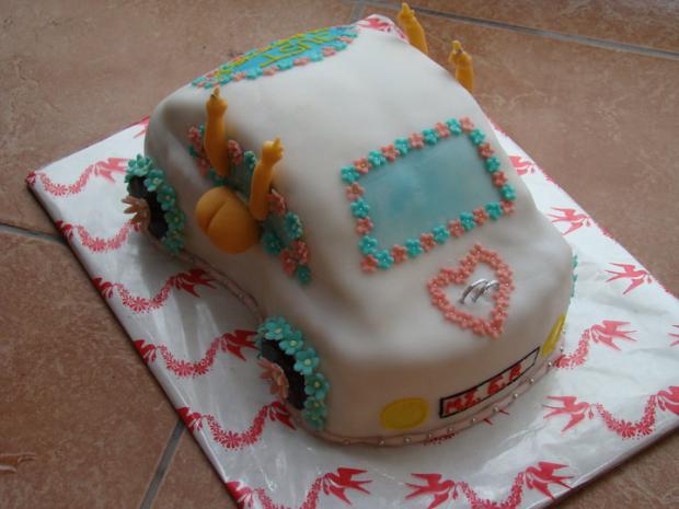 svadobné autíčko :), torta, Svadobné torty, anina1, 1