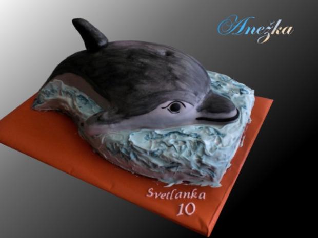 delfín, torta, Torty so zvieratkami delfín, torta, Torty so zvieratkami, anezkatvm, 1