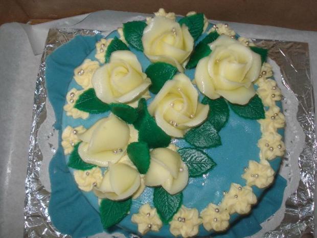 pre kamarátku...modrá je dobrá, torta, Narodeninové torty, Zuzana D., 1