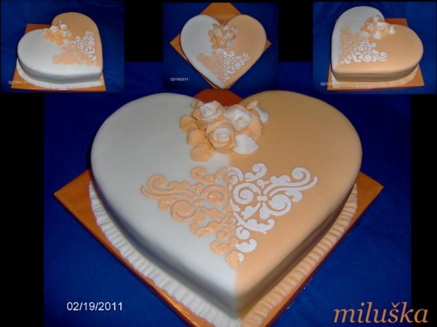 Srdce pre dvoch, torta, Narodeninové torty Srdce pre dvoch, torta, Narodeninové torty, miluška, 1