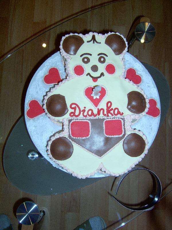 Mojej dcerke na 1 rok, torta, Torty so zvieratkami, Slavka5, 1