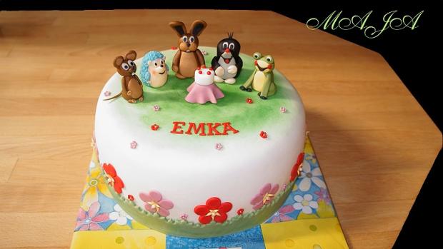 Krtko a kamaráti, torta, Rozprávkové torty Krtko a kamaráti, torta, Rozprávkové torty, Maja Č, 1