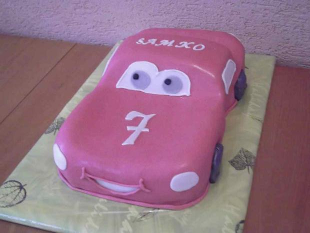 Samkovi k narodeninám, torta, Torty autíčka, vláčiky, tretinka, 1