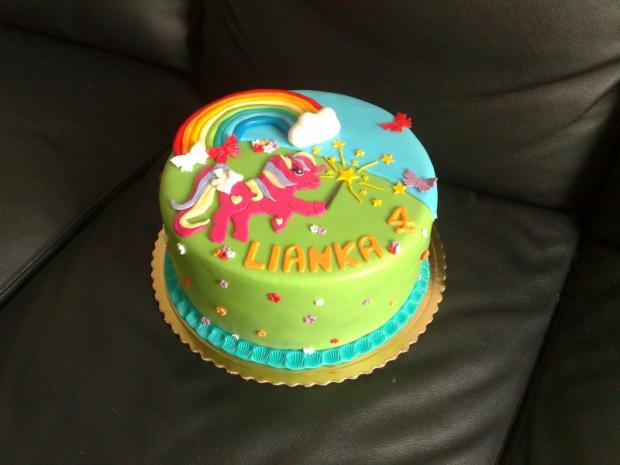 poník s dúhou na želanie, torta, Rozprávkové torty poník s dúhou na želanie, torta, Rozprávkové torty, Stelka33, 1
