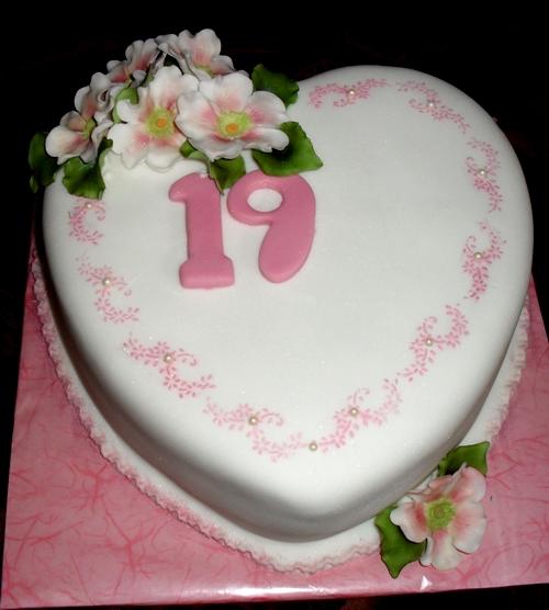 19tka, torta, Narodeninové torty 19tka, torta, Narodeninové torty, Dáša, 1