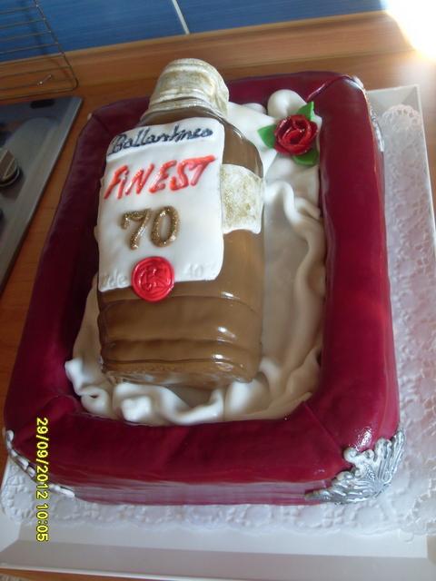 ballantines k 70 nar., torta, Narodeninové torty, lubkarak, 1
