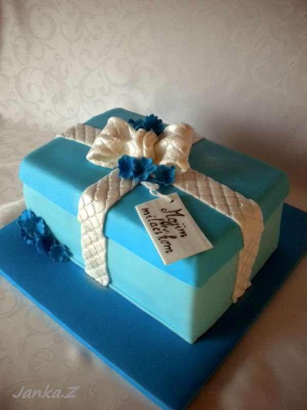 Torta darčeková krabica, torta, Netradičné torty, janka.z, 1