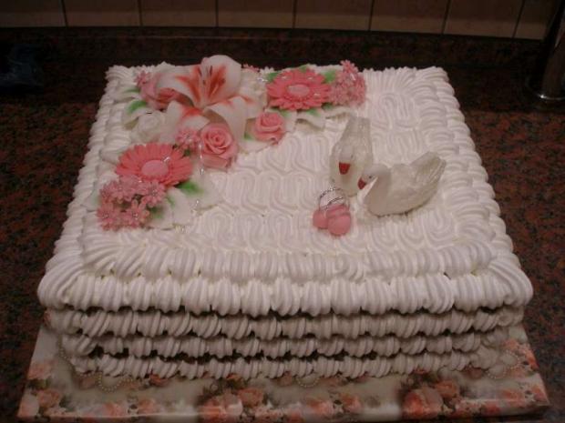 Svadobná - penová, torta, Svadobné torty, Petra PL, 1