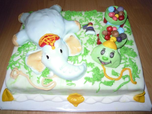 Slon, torta, Torty so zvieratkami, mazda, 1