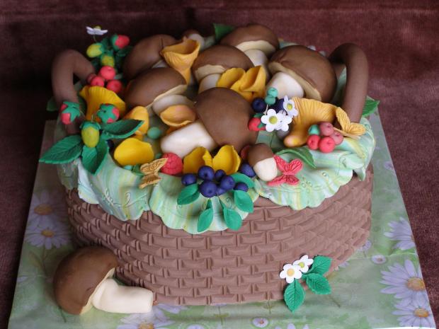 Lesné plody v košíku, torta, Netradičné torty Lesné plody v košíku, torta, Netradičné torty, Miruš 77, 1