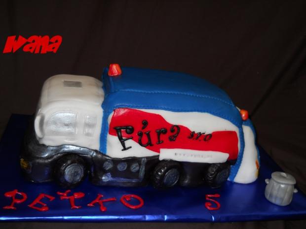 Smetiarske auto, torta, Torty autíčka, vláčiky Smetiarske auto, torta, Torty autíčka, vláčiky, Ivana111111, 1