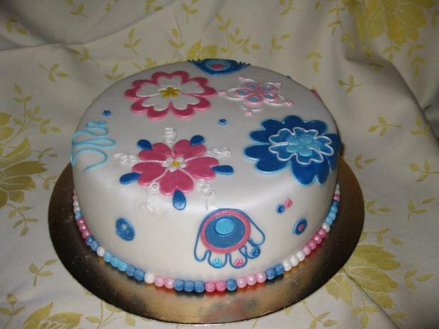 Ďalšia kvetinková na želanie, torta, Narodeninové torty Ďalšia kvetinková na želanie, torta, Narodeninové torty, Gabčulka, 1