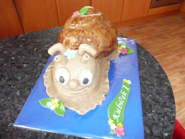 šneček 4, torta, Torty so zvieratkami, m.vecernikova, 1