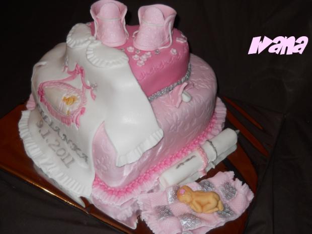 Krstinová-Lilianka, torta, Torty na krstiny Krstinová-Lilianka, torta, Torty na krstiny, Ivana111111, 1
