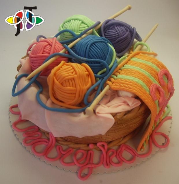 štrikovanie 2, torta, Narodeninové torty štrikovanie 2, torta, Narodeninové torty, JankaT, 1