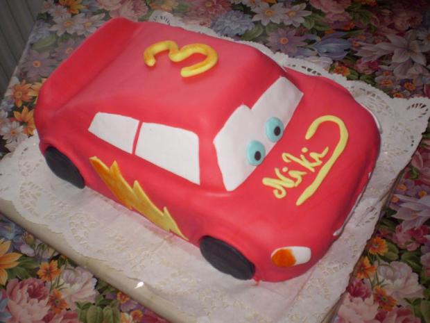 autíčko, torta, Torty autíčka, vláčiky, majča, 1