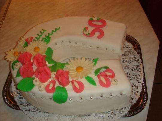 50-tka, torta, Narodeninové torty 50-tka, torta, Narodeninové torty, Martina73, 1