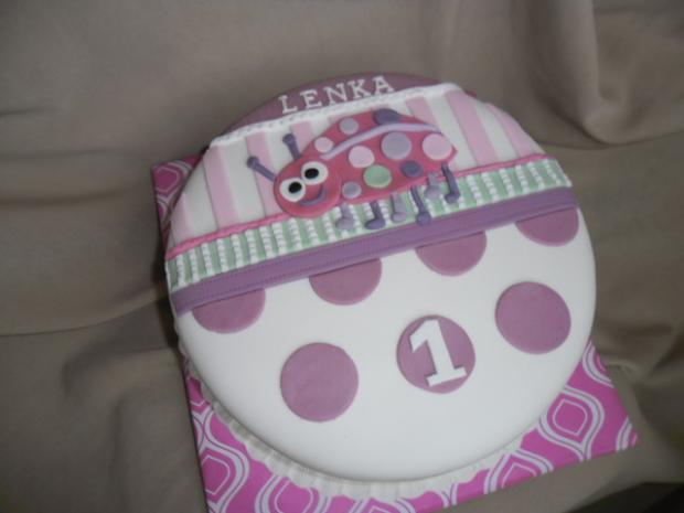 Lienka..podla tanierika..., torta, Ostané torty pre deti, Alenik, 1