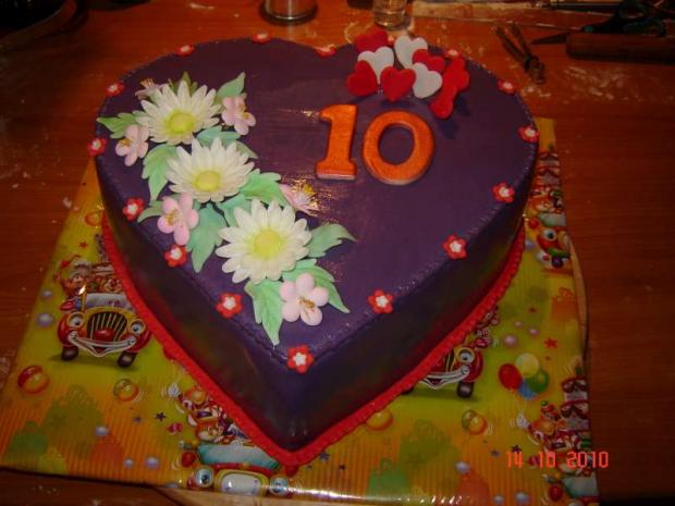 k narodeninám, torta, Macka, 1