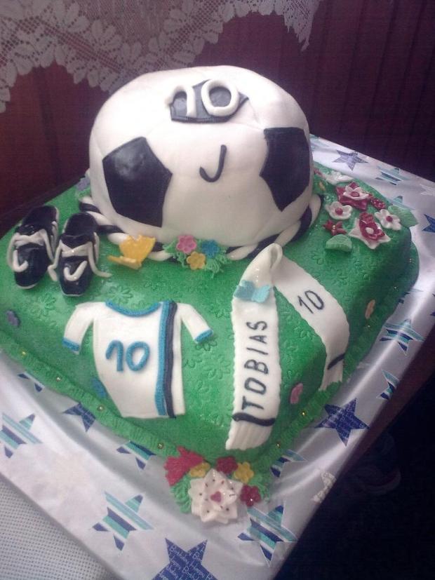 Lopta na 10.rokov, torta, Narodeninové torty, AničkaP, 1
