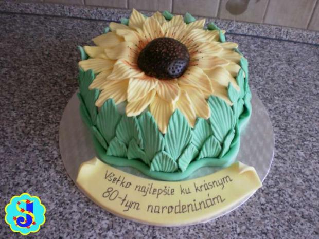 Slnečnica, torta, Janka.S, 1