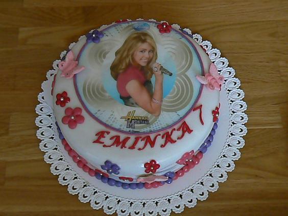 hanna montana, torta, Narodeninové torty, katkakotruchova, 1