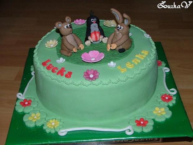 Krtko a priatelia, torta, Rozprávkové torty Krtko a priatelia, torta, Rozprávkové torty, ZuzkaV, 1