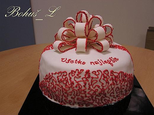 S mašľou, torta S mašľou, torta, Bohus_L, 1