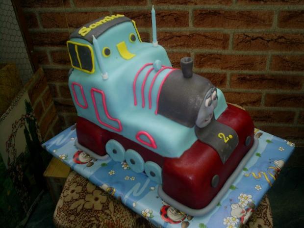 Vlacik Tomas, torta, Torty autíčka, vláčiky Vlacik Tomas, torta, Torty autíčka, vláčiky, olinockaaa, 1