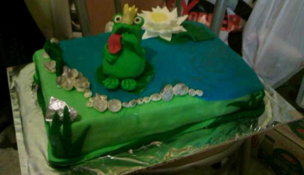 žabí princ, torta, Narodeninové torty žabí princ, torta, Narodeninové torty, nikola.kolnikova, 1