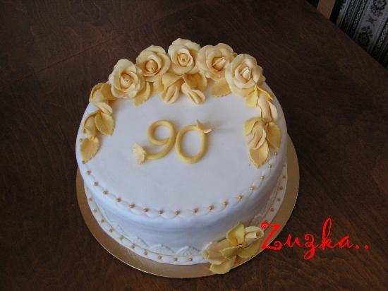 Zlatá na 90tku, torta, Narodeninové torty Zlatá na 90tku, torta, Narodeninové torty, cokoladka, 1
