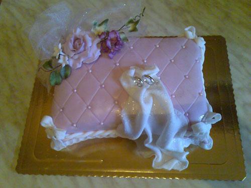 Svadobný vankúšik, torta, Svadobné torty Svadobný vankúšik, torta, Svadobné torty, alioska, 1