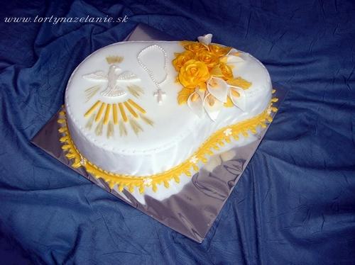 Birmovka, torta, Torty na cirkevné sviatky Birmovka, torta, Torty na cirkevné sviatky, Torty na zelanie, 1