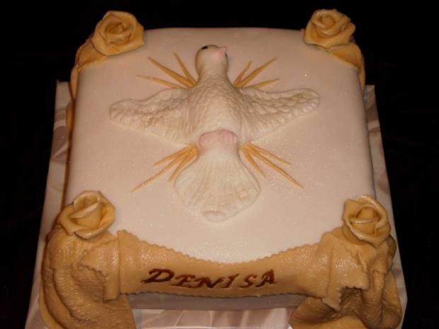 k sv. birmovaniu, torta, Torty na cirkevné sviatky k sv. birmovaniu, torta, Torty na cirkevné sviatky, akinom, 1