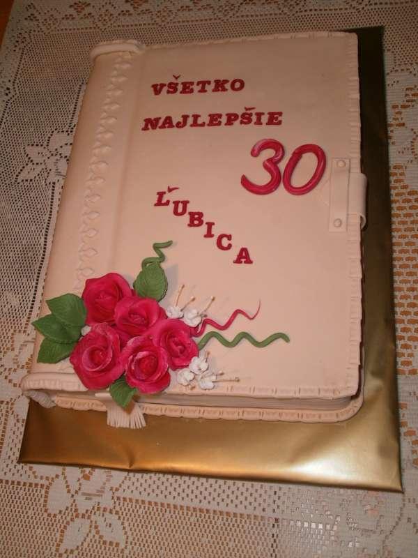Kniha, torta, Narodeninové torty, Zdenci, 1