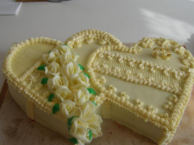 svadobné dvojsrdce, torta, Svadobné torty svadobné dvojsrdce, torta, Svadobné torty, veo, 1