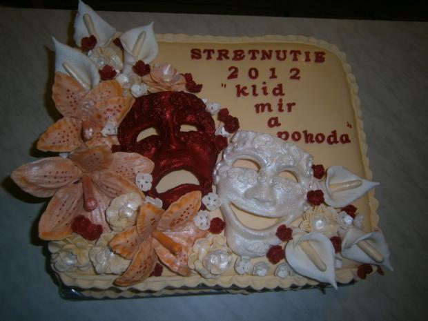 posvadobná pre divadelníkov, torta, Svadobné torty, Ladu-lienka, 1