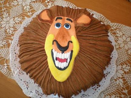 Lev Alex, torta, Torty so zvieratkami, Muscha, 1