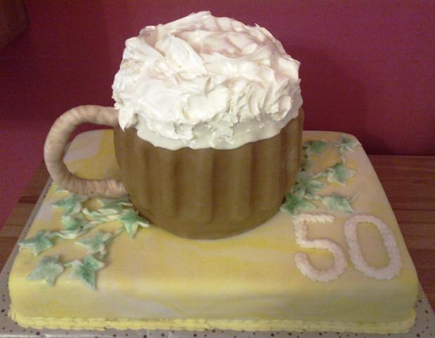 pivo na 50ku, torta, Narodeninové torty, edina, 1