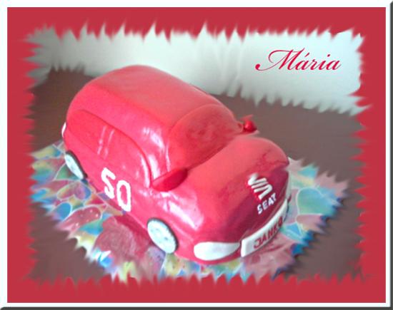 SEAT k narodeninám, torta, Torty autíčka, vláčiky SEAT k narodeninám, torta, Torty autíčka, vláčiky, marcelka, 1