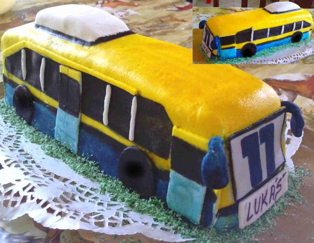 snaha o autobus, torta, Torty autíčka, vláčiky snaha o autobus, torta, Torty autíčka, vláčiky, silviaf, 1