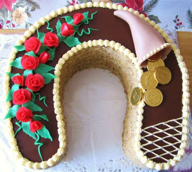 podkova, torta, Narodeninové torty, , 1