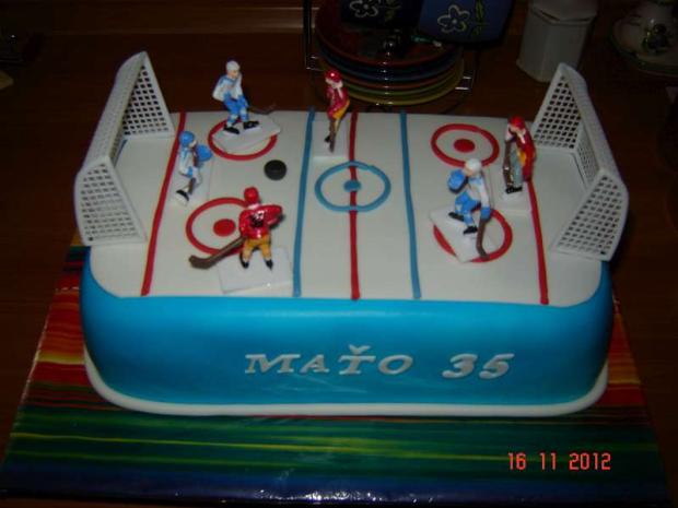 hokej, torta, Narodeninové torty hokej, torta, Narodeninové torty, Macka, 1