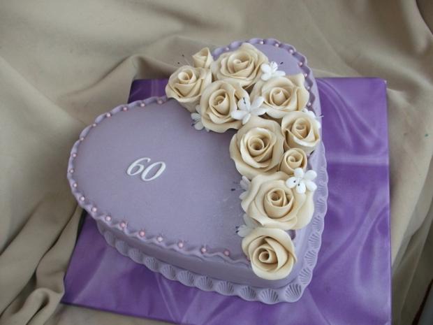 Fialova s ružičkammi:-), torta Fialova s ružičkammi:-), torta, Alenik, 1