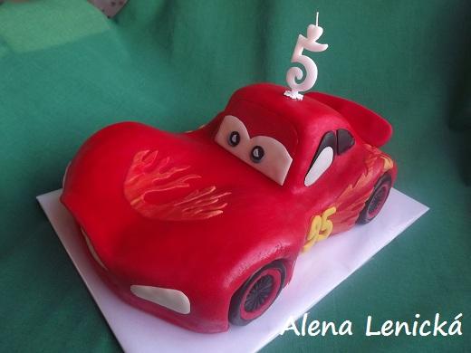 Auto McQueen, torta, Alena Lenicka, 1