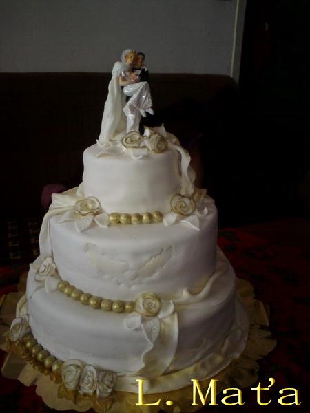 Svadobná09, torta, Svadobné torty Svadobná09, torta, Svadobné torty, L.Maťa, 1